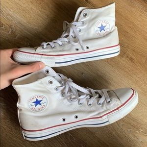 White High Top Converse